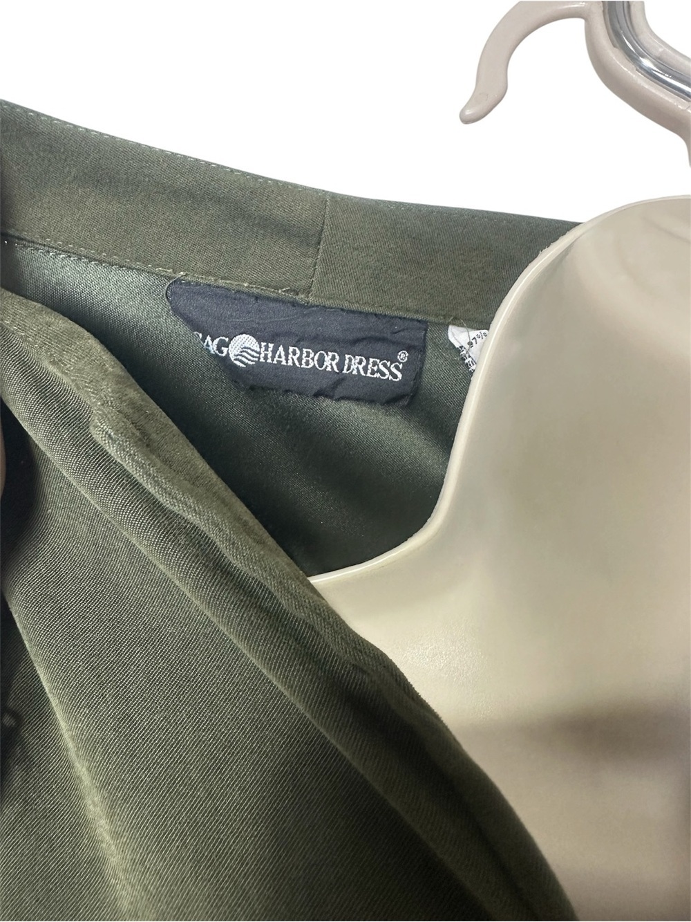 Women's Olive Green Lightweight Jacket - Picture 4 of 5